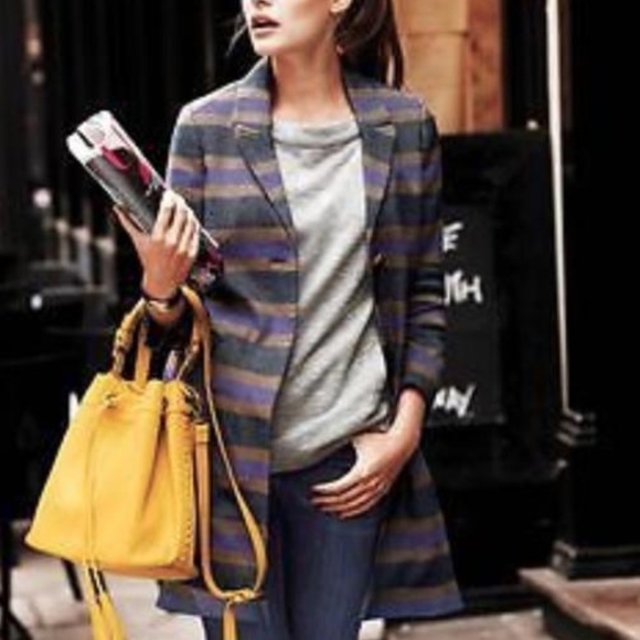 Boden Jackets & Blazers - Boden Striped Linen Blend Canonbury Jacket  Blazer